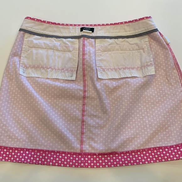 J.Crew Stretch Pink & White Mini Skirt, 4 - Picture 11 of 15